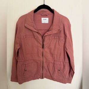 Old Navy Women's Dusty Rose Utility Jacket